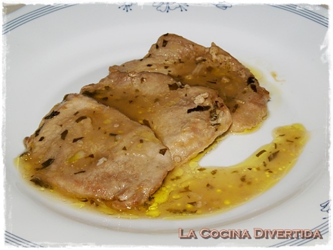 solomillo de cerdo en salsa