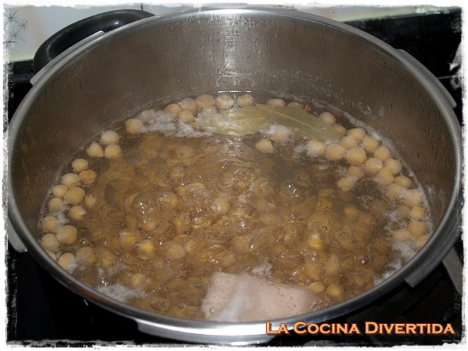 garbanzos con setas