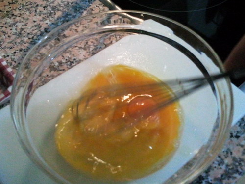 Tortilla de pimiento y calabacín