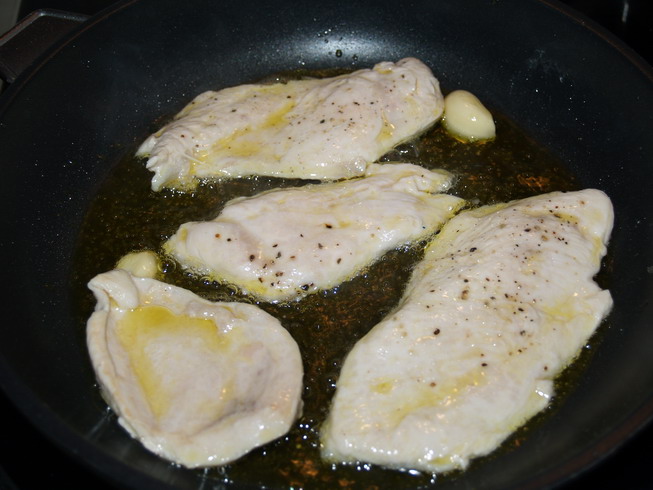 Pechugas de pollo en salsa