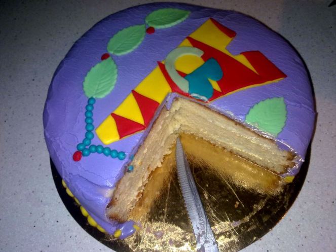 Tarta fondant Balonmano Valladolid 