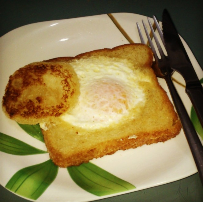 Huevos encestados