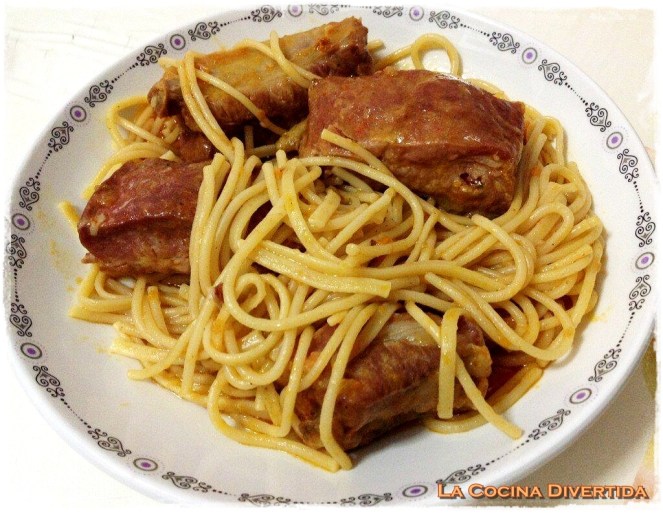 espaguetis-costilla-adobada