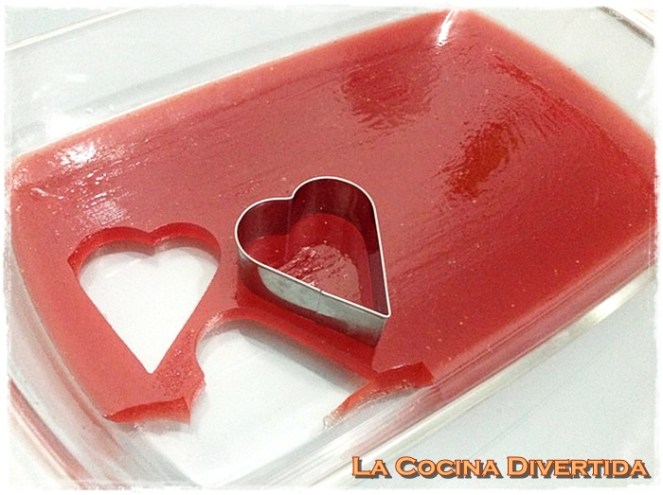 Gominolas de fresa para San Valentín