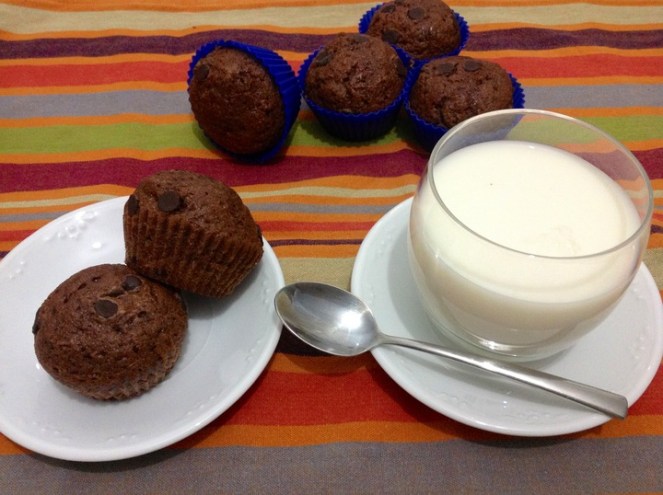 magdalenas de chocolate