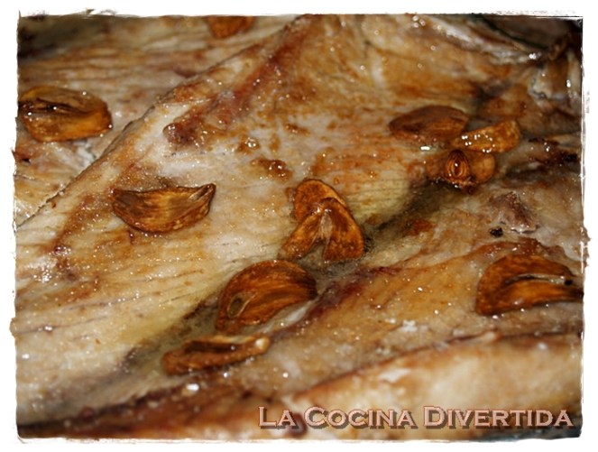 Ventresca de bonito al horno