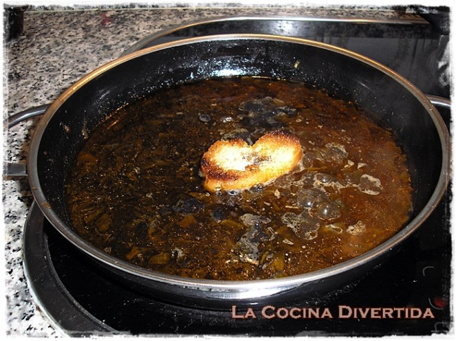 Chipirones en su tinta