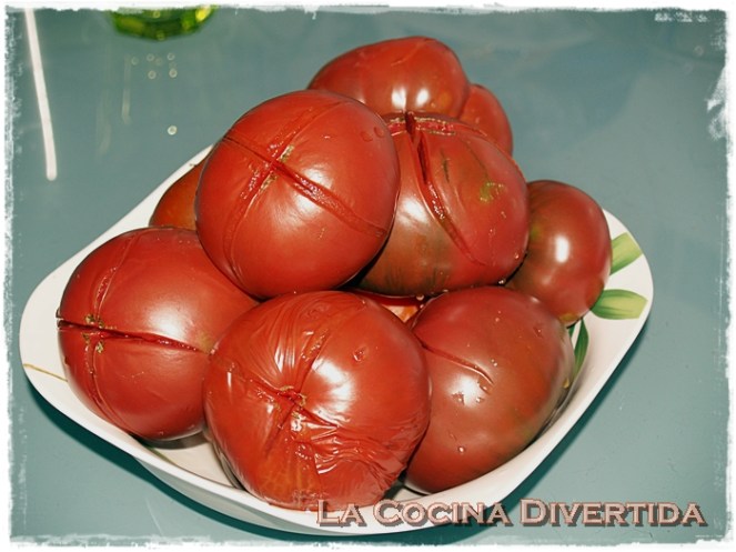 Salsa de tomate frito casera