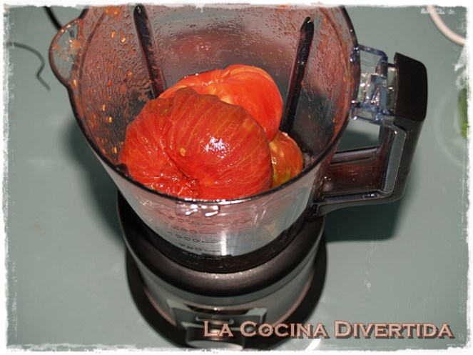 Salsa de tomate frito casera