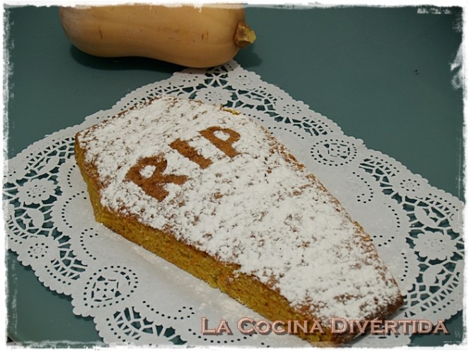 Bizcocho de calabaza de Halloween