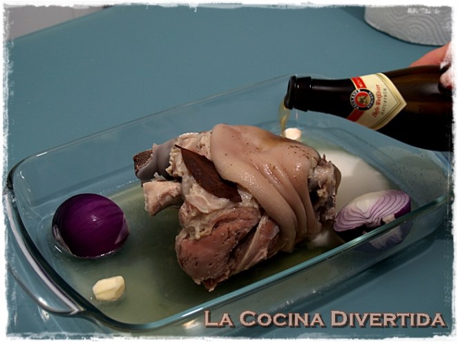 Codillo asado a la Paulaner #Oktoberfest