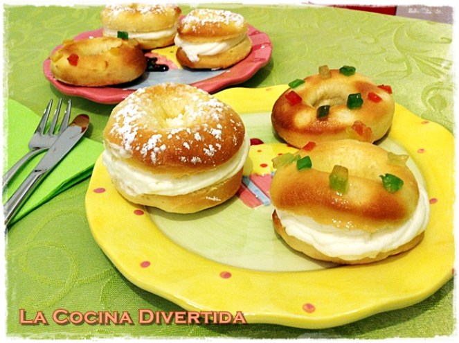 Mini Roscones de Reyes #RecetasSolidariasParaNavidad