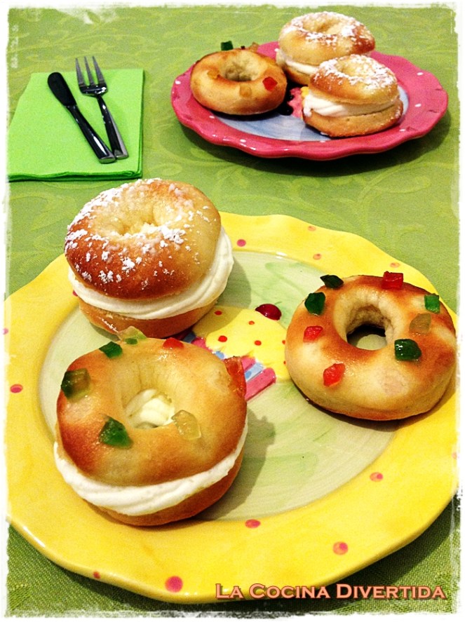 Mini Roscones de Reyes #RecetasSolidariasParaNavidad