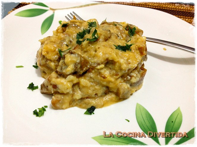 revuelto de niscalos al baño maria