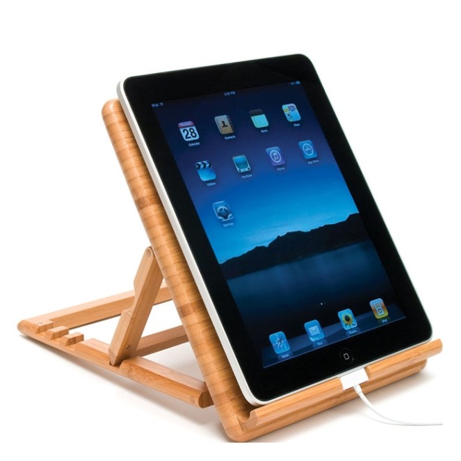 bamboo ipad stant