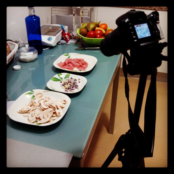 solomillo de pavo al strogonoff