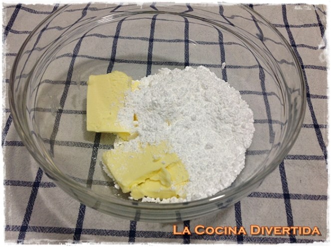 Galletas de mantequila con lacasitos