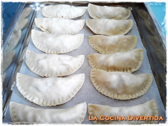 Empanadillas al horno de bacon y queso