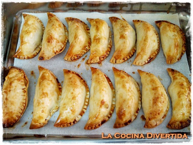 Empanadillas al horno de bacon y queso