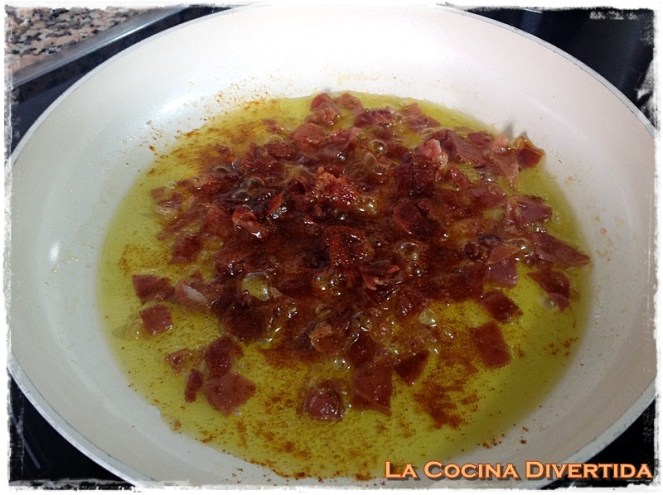 Lentejas con alcachofas con jamón