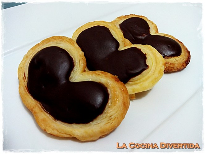 palmeritas de chocolate