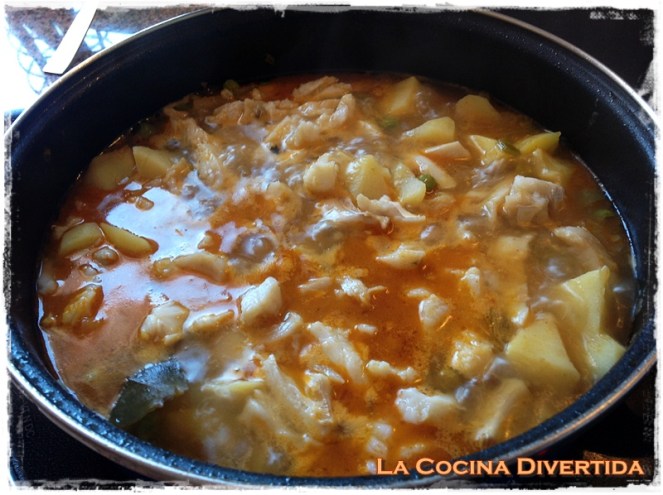 patatas con bacalao