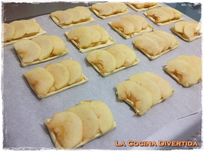 pastelitos de tarta de manzana