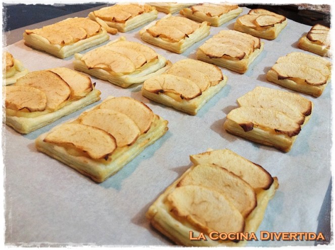pastelitos de tarta de manzana
