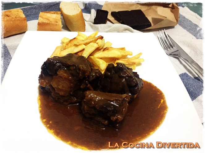 rabo de toro al chocolate