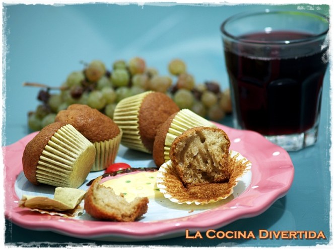 Mini magdalenas de mosto