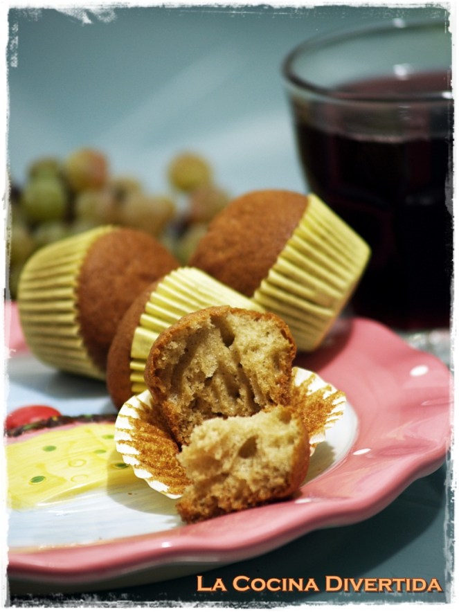 Mini magdalenas de mosto