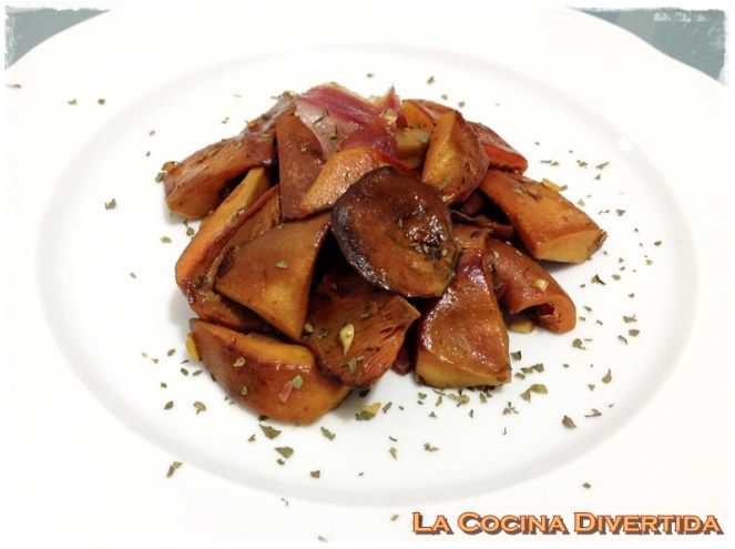 niscalos al ajillo con jamon