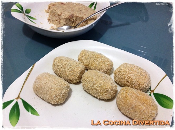 croquetas de pollo asado