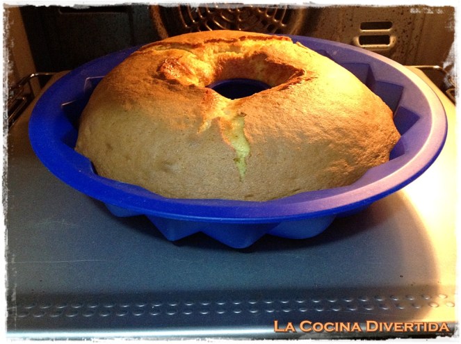 bizcocho bundt cake nata montada