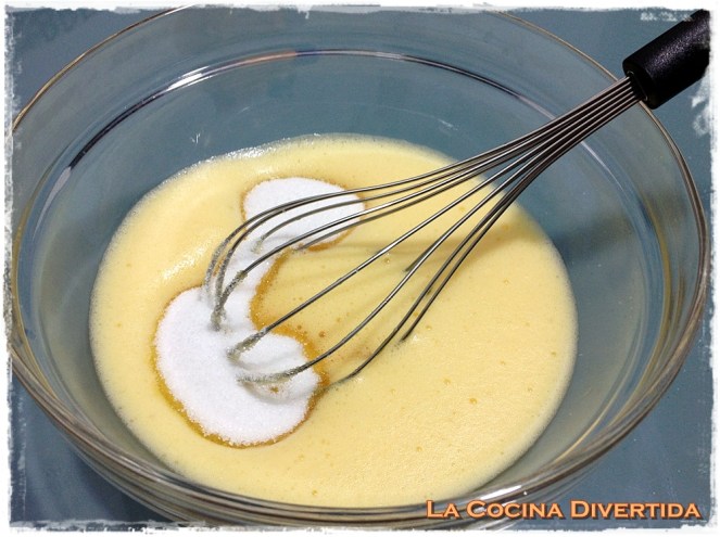 bizcocho bundt cake nata montada