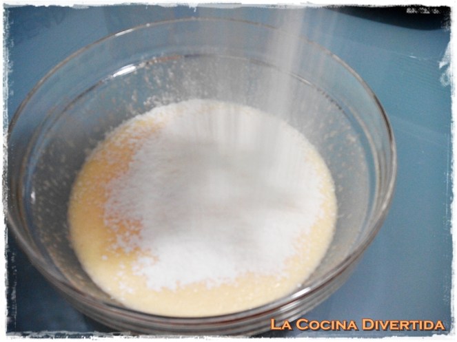 bizcocho bundt cake nata montada