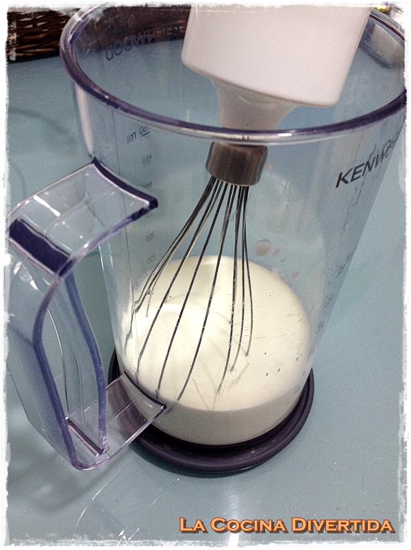 bizcocho bundt cake nata montada