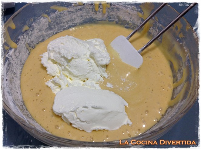 bizcocho bundt cake nata montada