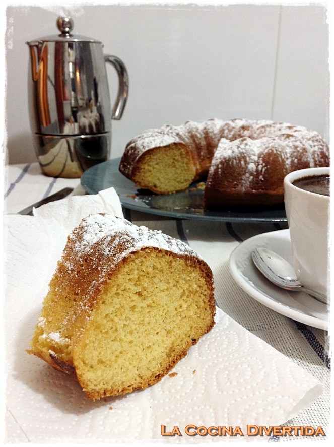 bizcocho bundt cake nata montada