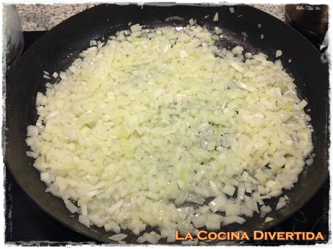 risotto con setas de cardo