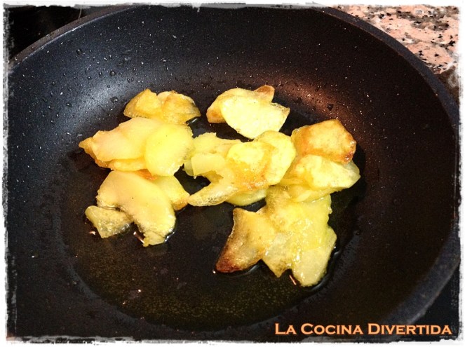 sandwich lacon patatas pimientos