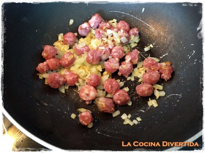 macarrones con salchichas al gratin paso a paso