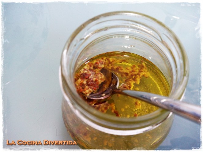 vinagreta de mostaza y miel