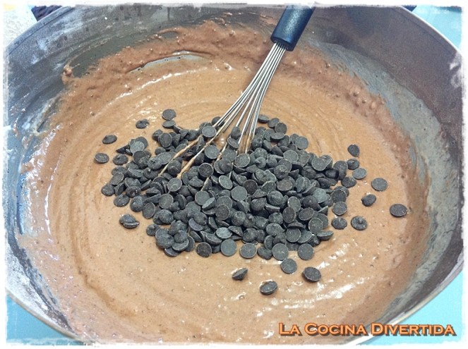 muffins de chocolate y naranja