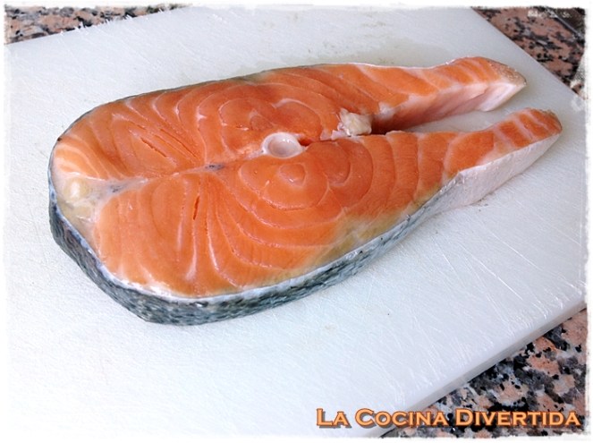 arroz con salmon y trigueros