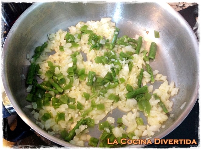 arroz con salmon y trigueros