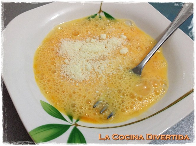 revuelto de ajetes tiernos con crujiente de jamón