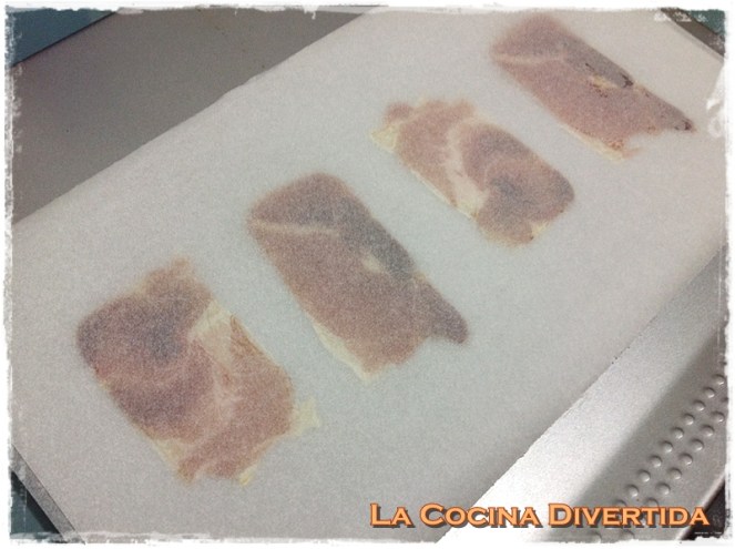 revuelto de ajetes tiernos con crujiente de jamón