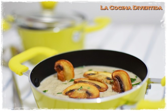 crema de champiñones