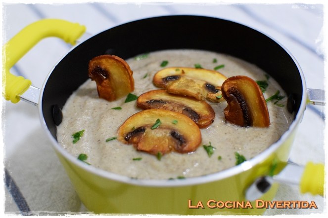 crema de champiñones